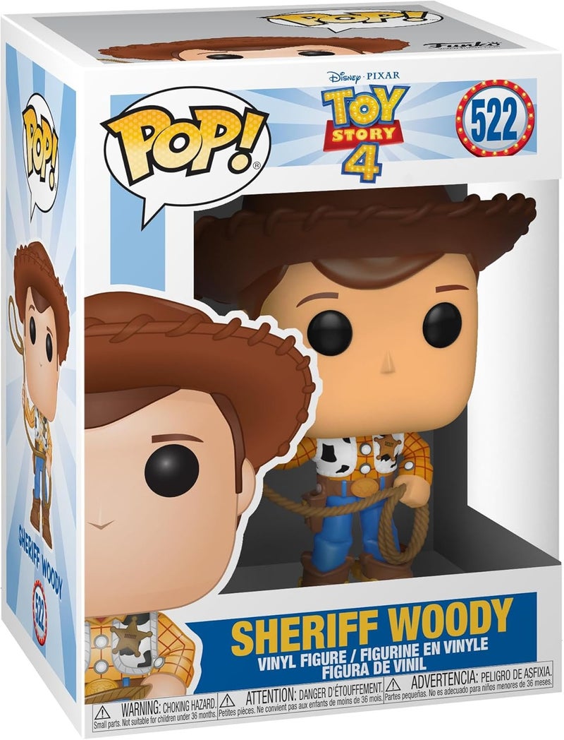 Funko Pop! Vinyl: Disney Pixar: Toy Story 4: Woody - Collectable Vinyl Figure - Gift Idea - Official Merchandise - Toys for Kids & Adults - Movies Fans - Model Figure for Collectors and Display - Image 1